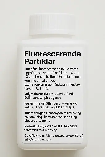 [CFP-3079-2] Carboxyl Fluorescent Particles, Aqua Green, Flow Cytometry Grade, 1E7/mL, 3.0-3.4µm, 2mL